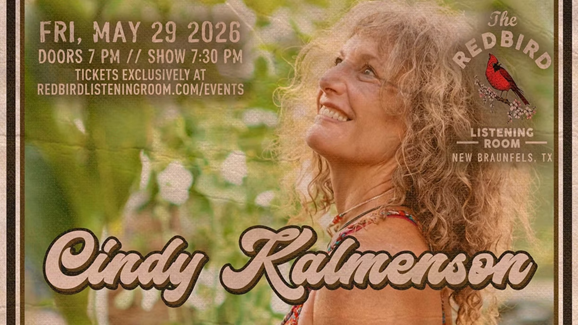 Cindy Kalmenson at The Redbird Listening Room