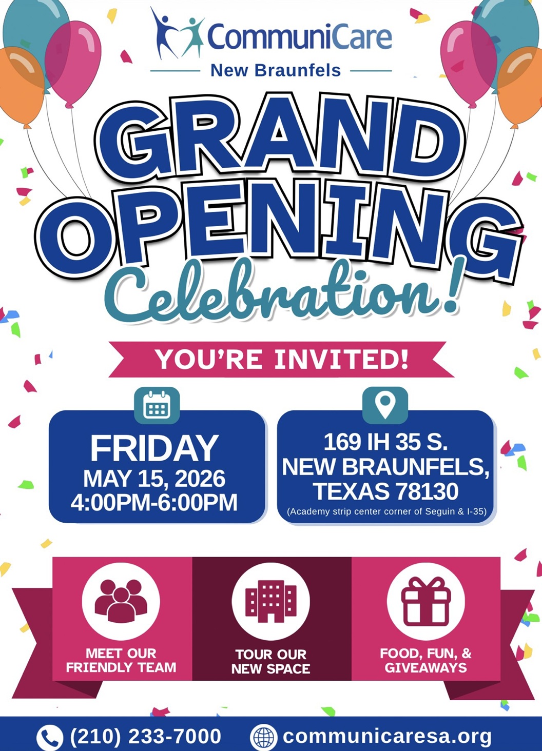 CommuniCare New Braunfels Grand Opening at CommuniCare New Braunfels