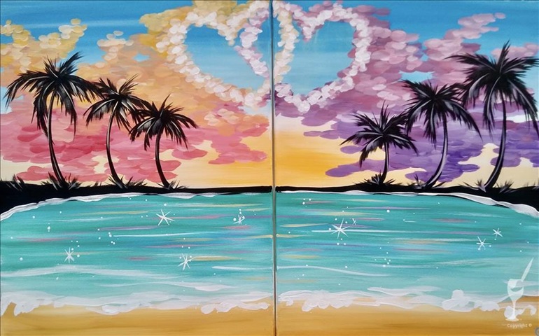 Day Date — Paradise Love at Painting with a Twist