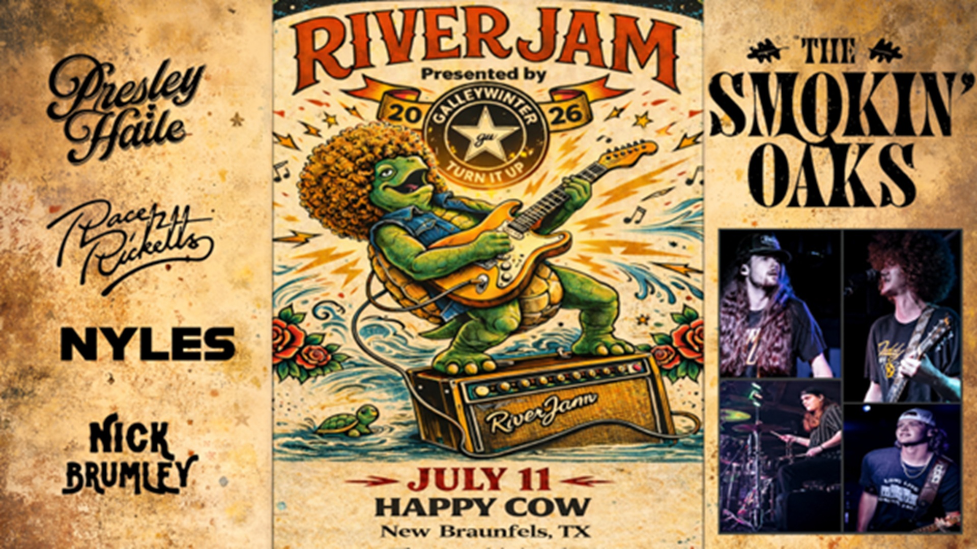 Galleywinter River Jam 2026 at Happy Cow Bar