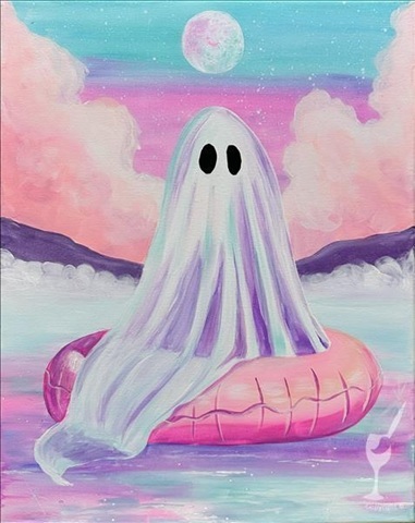 Hot Ghost Summer at Painting with a Twist