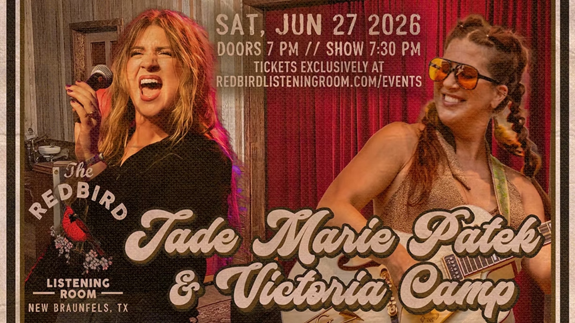 Jade Marie Patek & Victoria Camp at The Redbird Listening Room