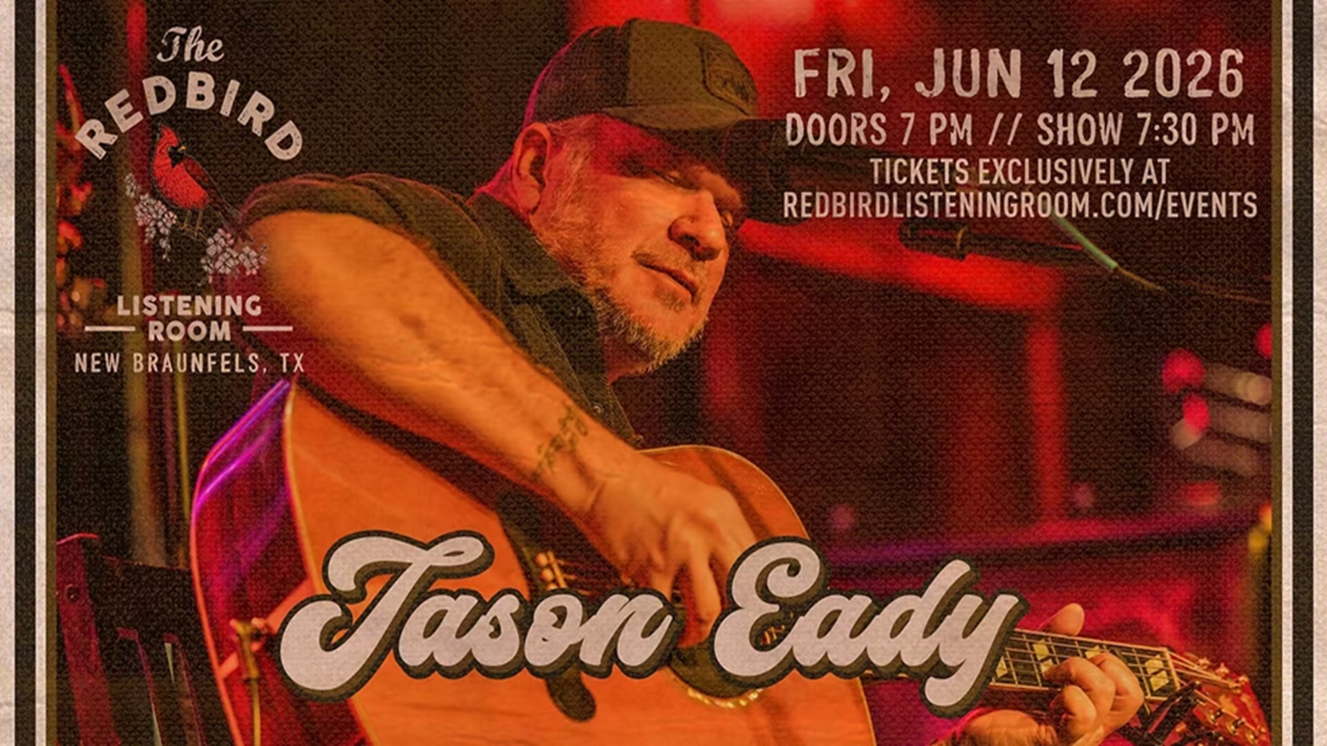 Jason Eady at The Redbird Listening Room