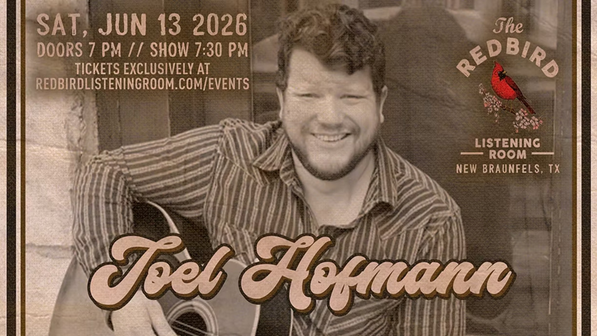 Joel Hofmann at The Redbird Listening Room