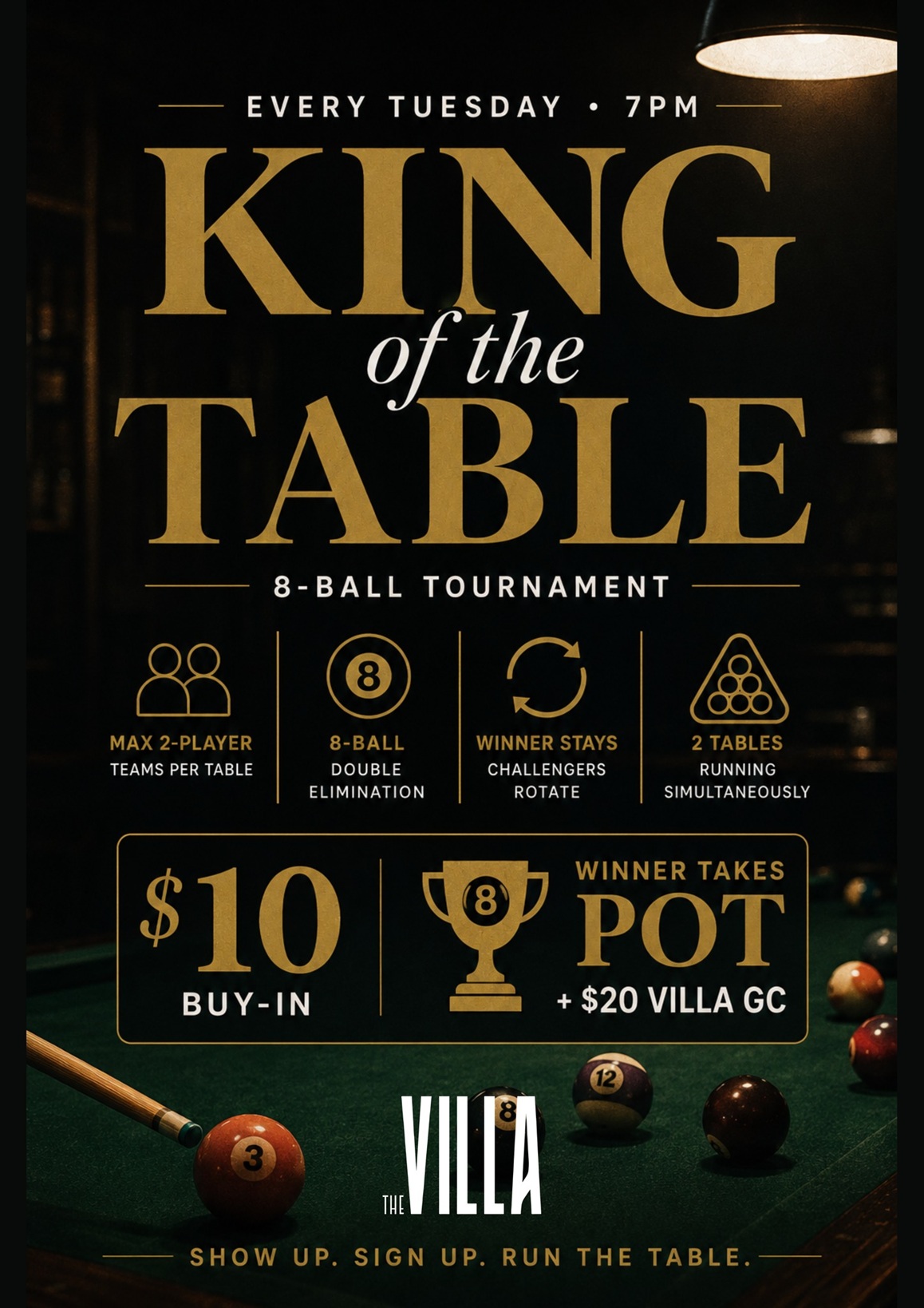 King of the Table at The Villa