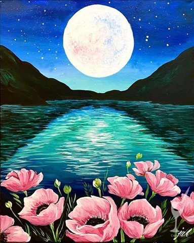 Poppy Moon at Painting with a Twist