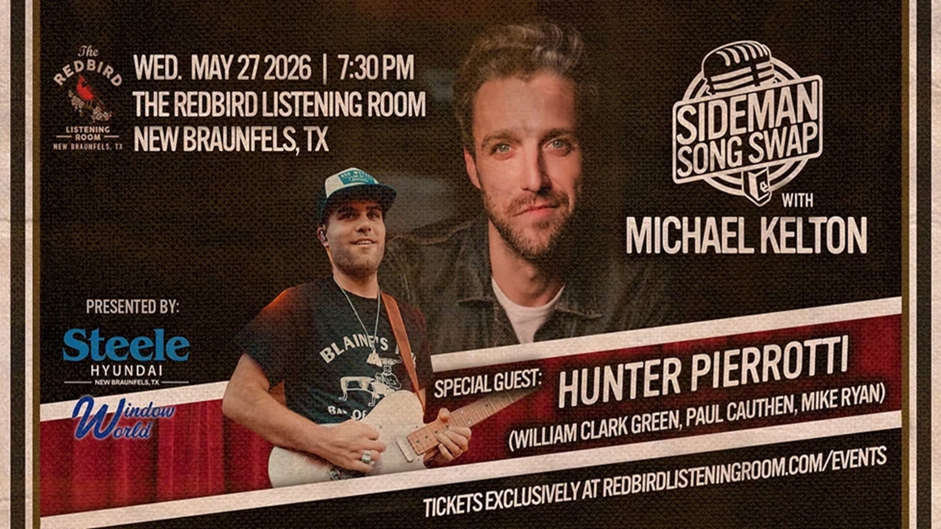 Sideman Song Swap at The Redbird Listening Room