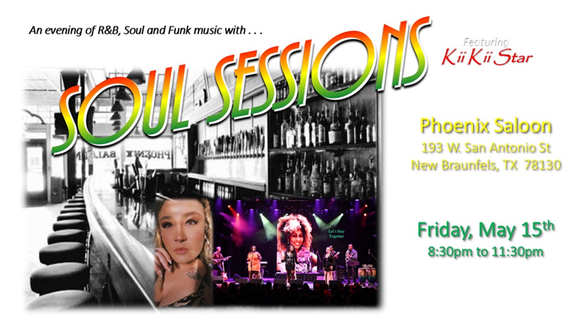 Soul Sessions featuring Kii Kii Star at The Phoenix Saloon