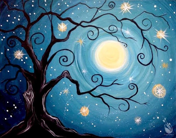 Twilight Wishes at Painting with a Twist