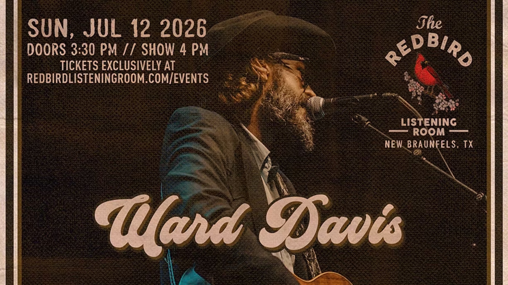 Ward Davis at The Redbird Listening Room
