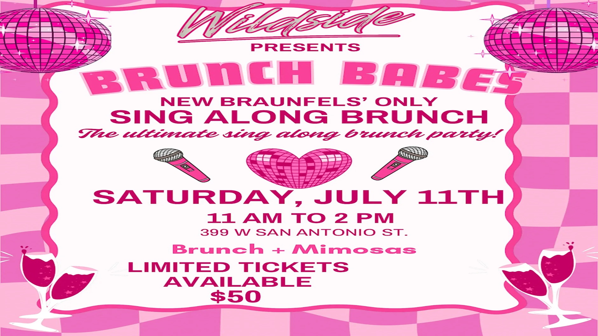 Wildside’s July Sing Along Brunch