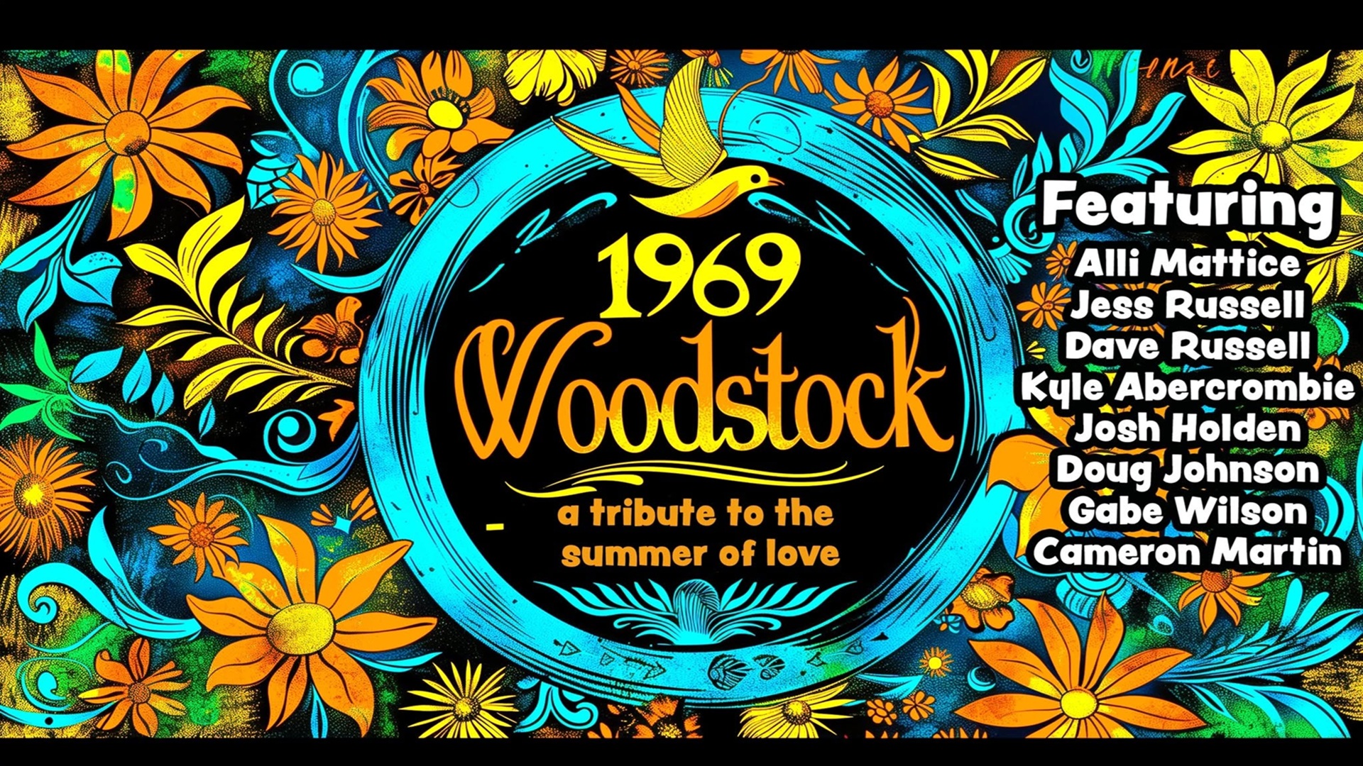 ’69 Woodstock: A Tribute to the Summer of Love at Watering Hole Saloon & Dancehall