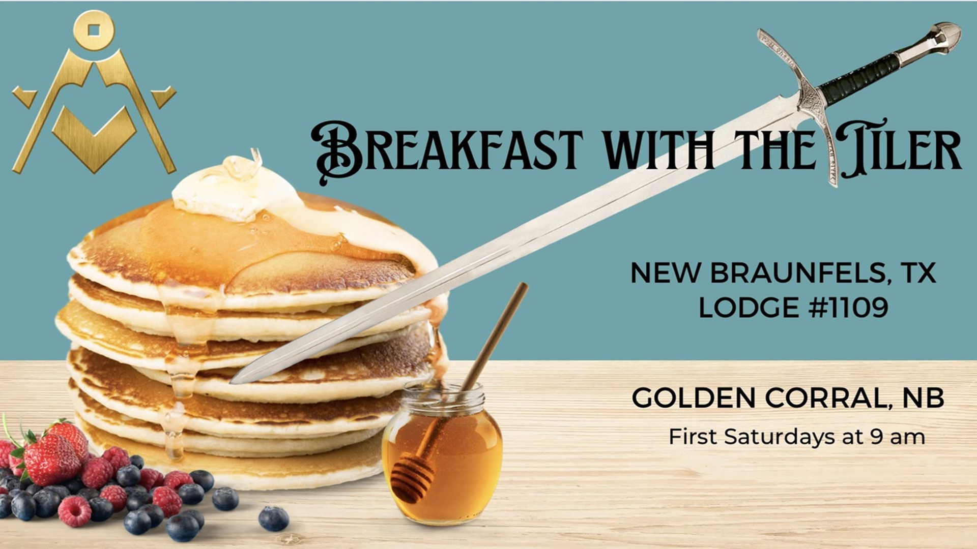 Breakfast with the Tiler at Golden Corral