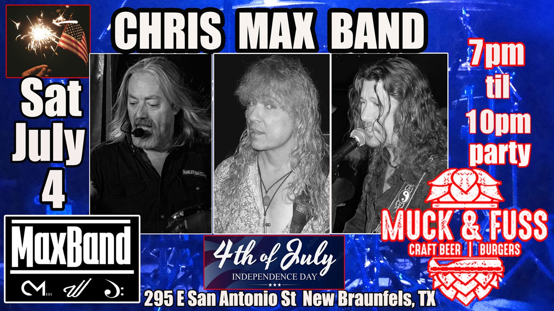 Chris Max Band at Muck & Fuss