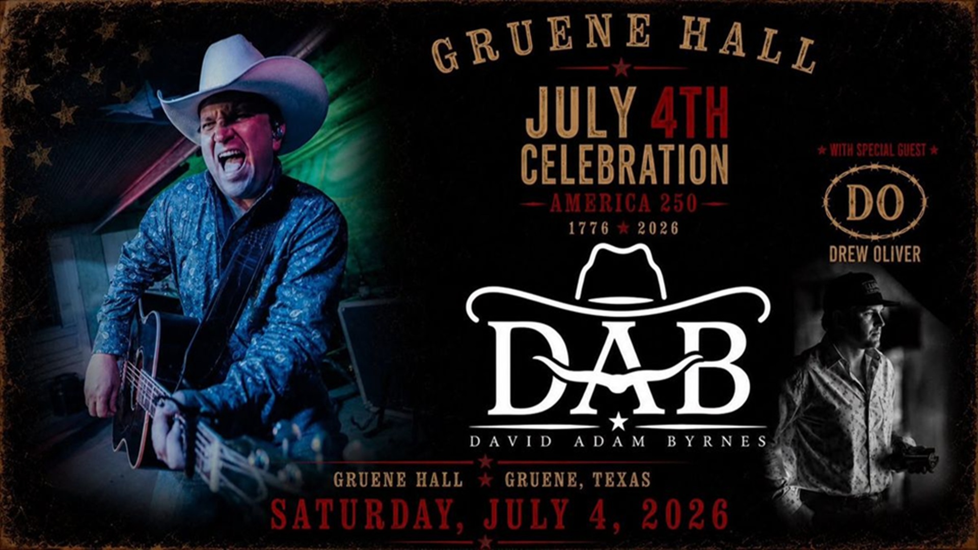David Adam Byrnes at Gruene Hall