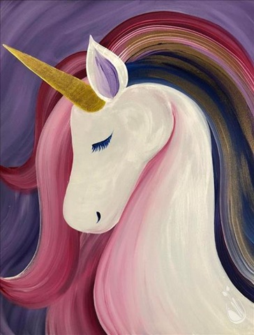 Family Time – Pastel Unicorn at Painting with a Twist