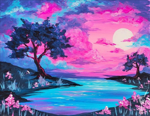 Over the Horizon at Painting with a Twist