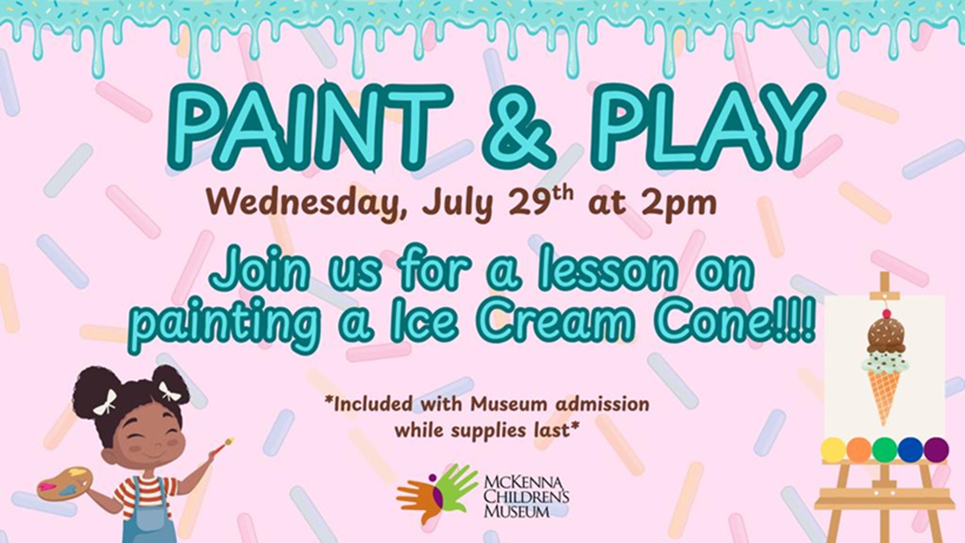 Paint & Play at McKenna Children's Museum