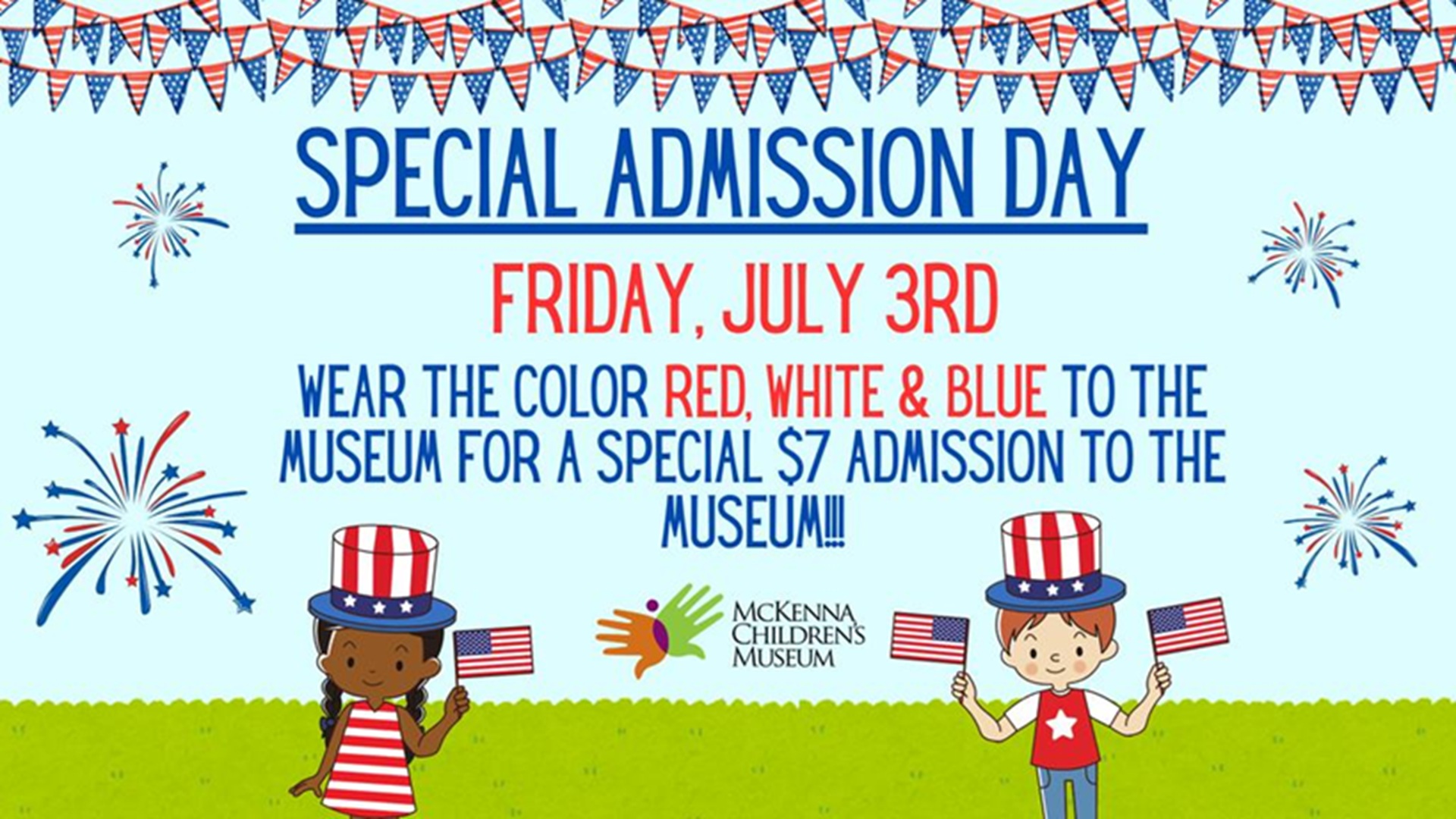 Special Admission Day at McKenna Children’s Museum