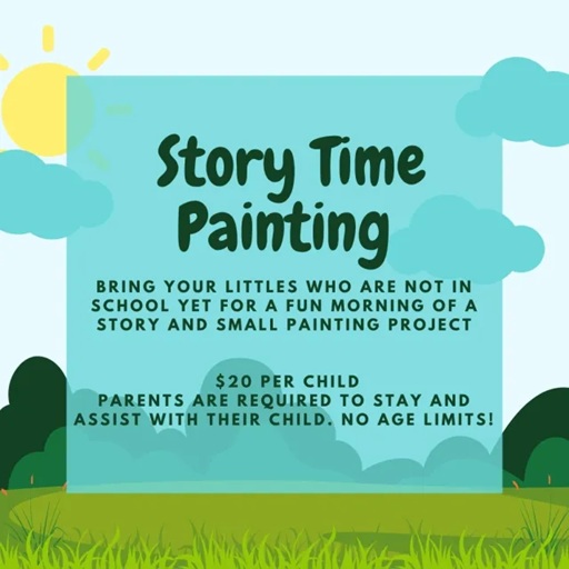 Storytime Painting at Clay Casa New Braunfels