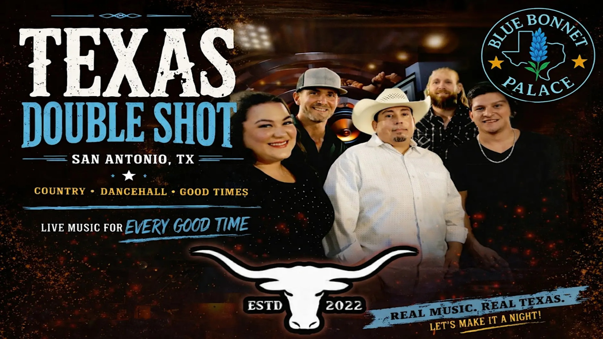 Texas Double Shot at Blue Bonnet Palace