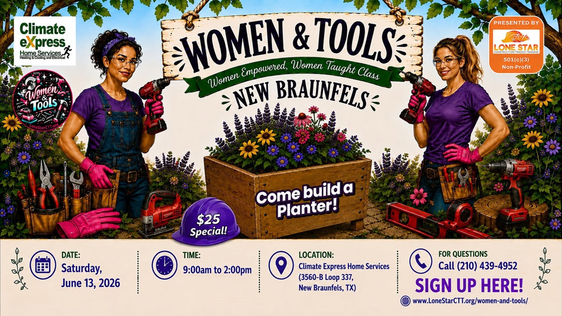 Women & Tools at Climate Express Home Services