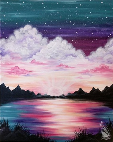 A Bright Morning at Painting with a Twist