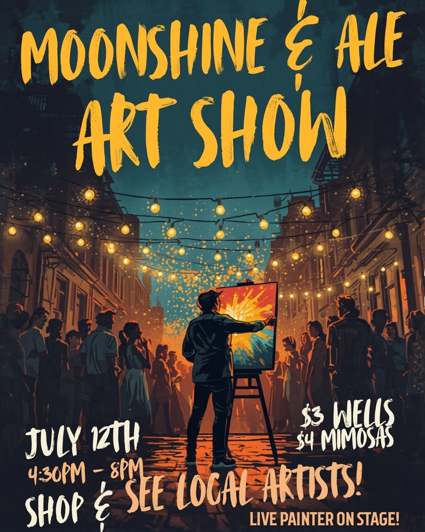 Art Show at Moonshine & Ale NB