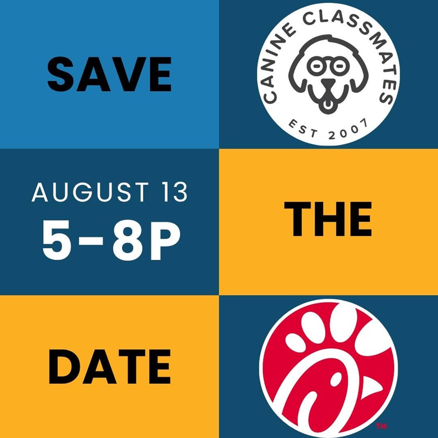 Chick-fil-A Fundraiser for Canine Classmates at Chick-fil-A Walnut Avenue