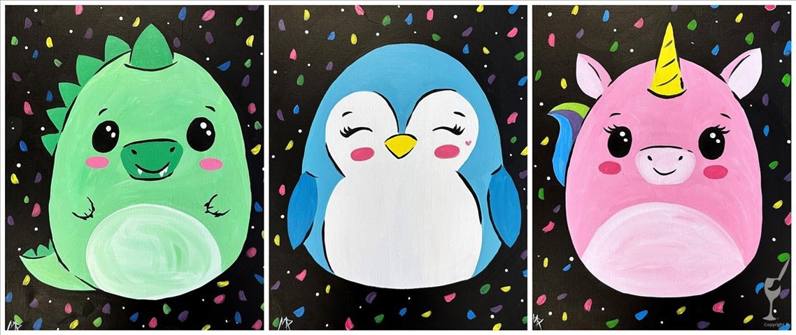 Choose Your Squishy at Painting with a Twist