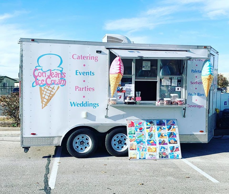 Cori Jean Ice Cream Trailer at 190 S. Seguin Ave.