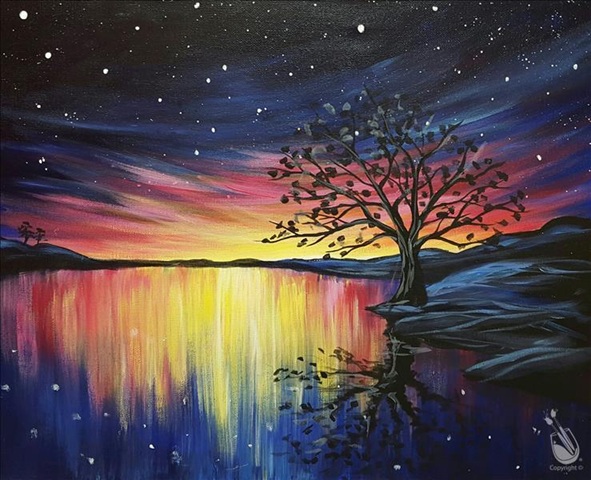 Cosmic Reflections at Painting with a Twist