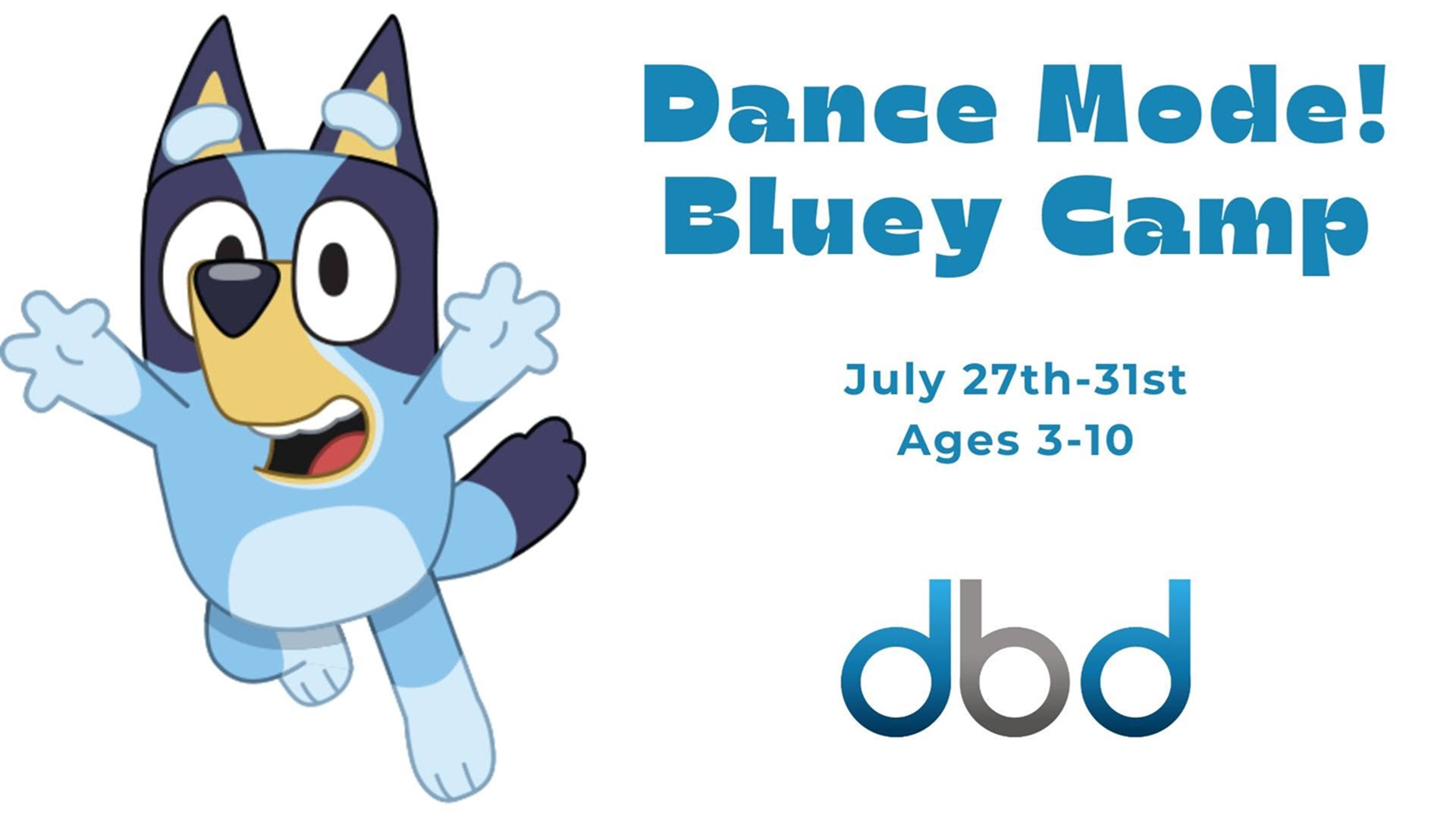 Dance Mode! Bluey Camp at Dance by Design Studios