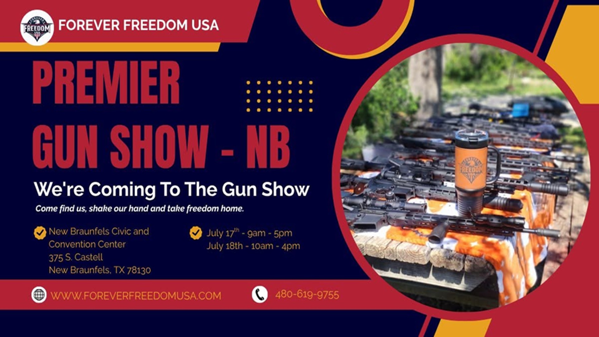 Forever Freedom USA at the New Braunfels Civic/Convention Center