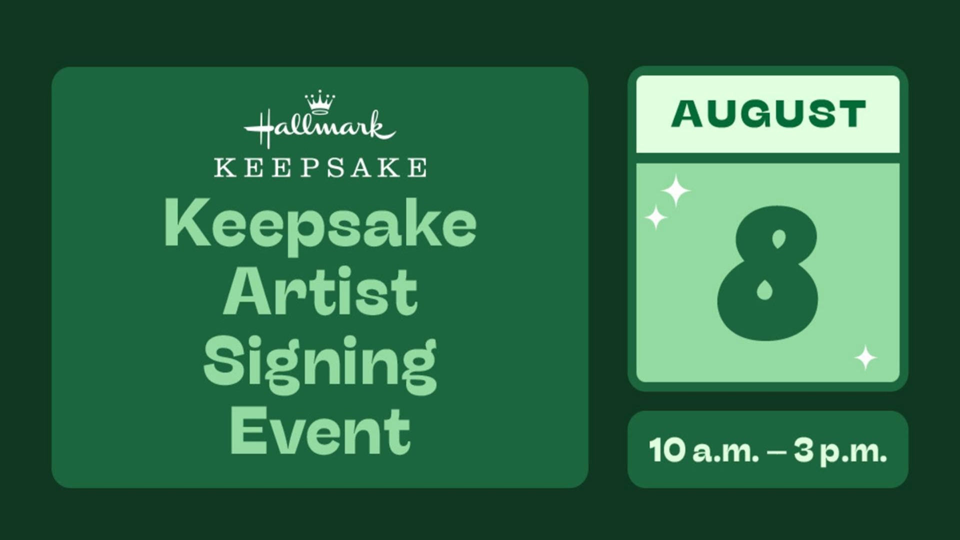 Hallmark Keepsake Artist Signing Event at Trudy’s Hallmark