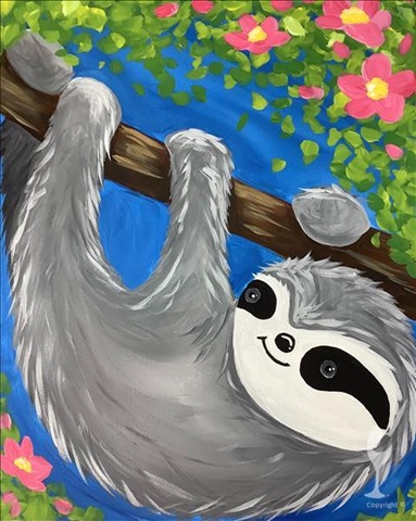 Hanging Around at Painting with a Twist