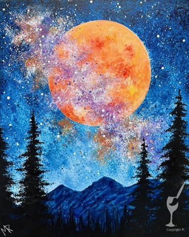 Harvest Moon Galaxy at Painting with a Twist