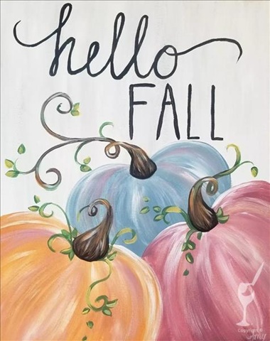 Hello Fall at Painting with a Twist