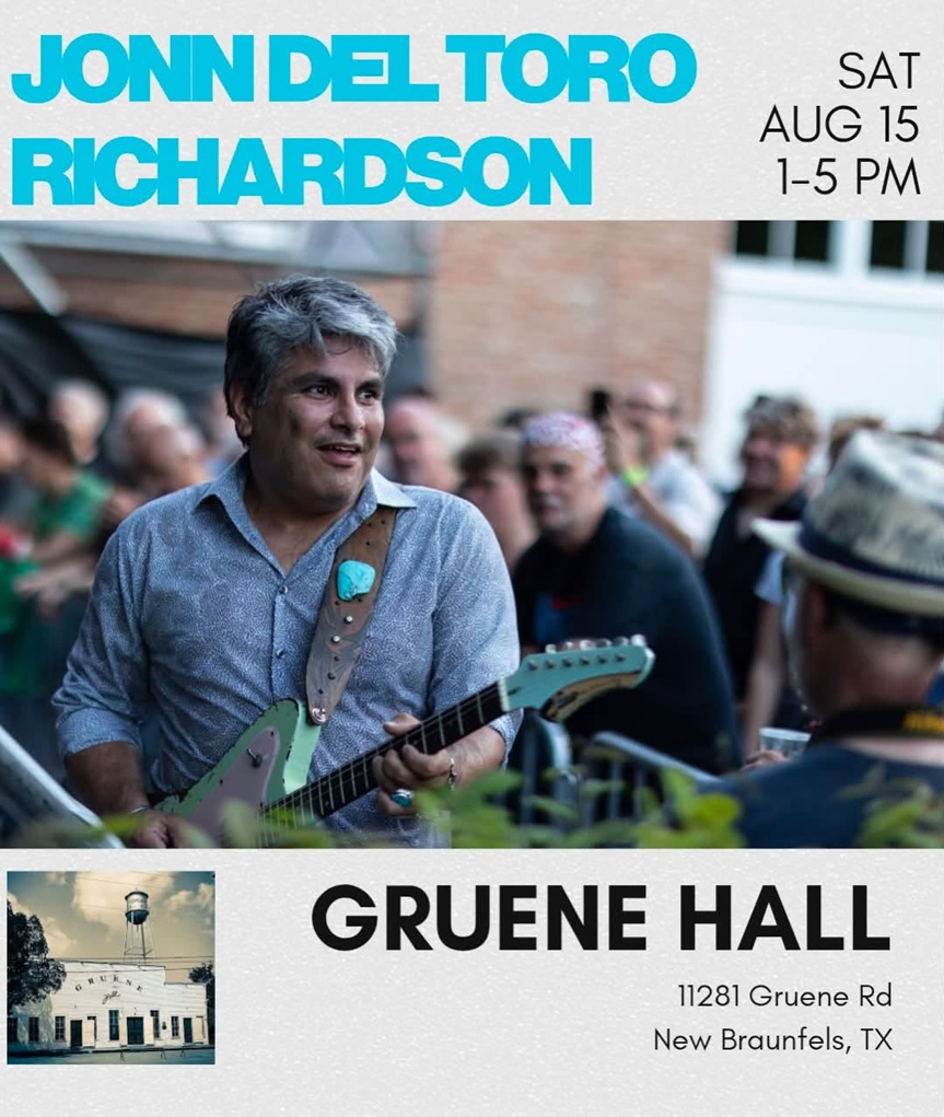 Jonn Del Toro Richardson at Gruene Hall