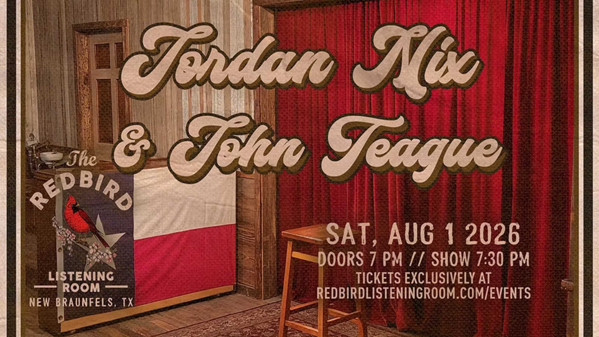Jordan Nix & John Teague at The Redbird Listening Room