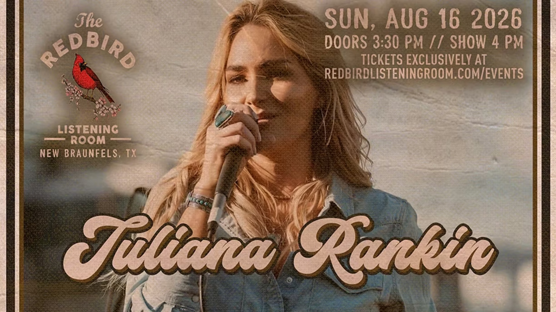 Juliana Rankin at The Redbird Listening Room