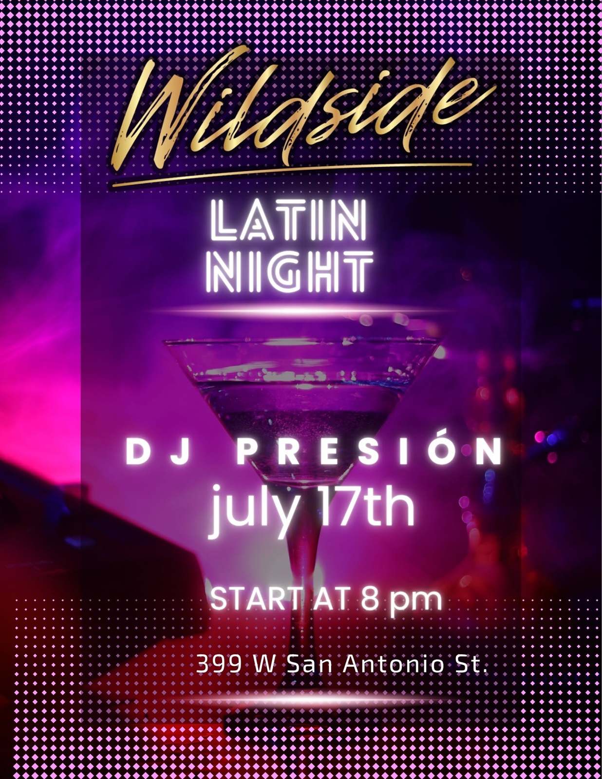 Latin Night with DJ Presión at Wildside