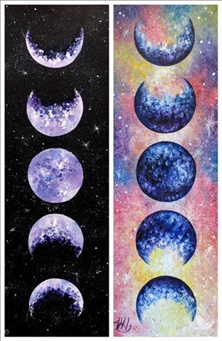 Lunar Love – Choose Your Colors at Painting with a Twist