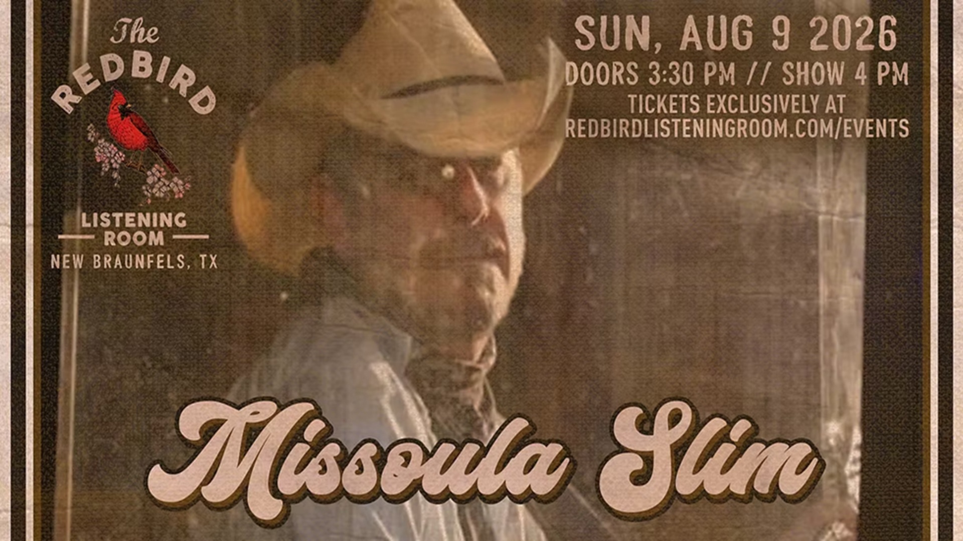 Missoula Slim at The Redbird Listening Room