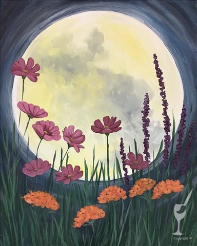 Moon Garden at Painting with a Twist
