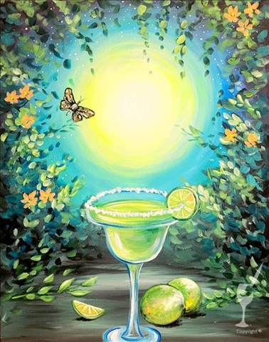 Moonlit Margaritas at Painting with a Twist