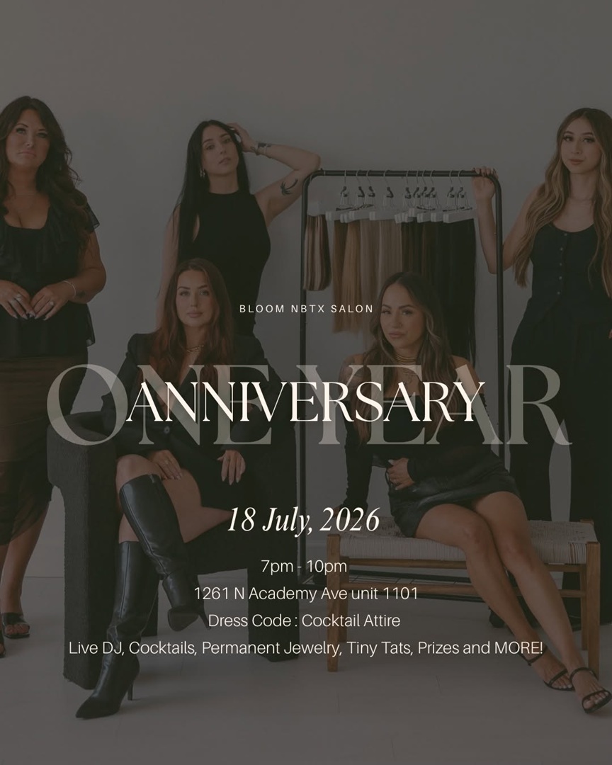 One Year in Bloom: An Anniversary Cocktail Celebration at BLOOM NBTX Salon