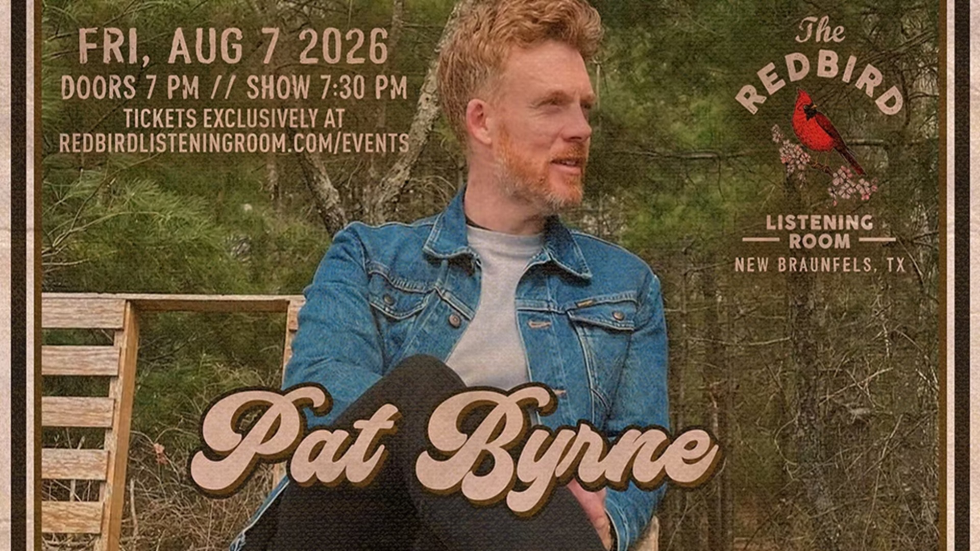Pat Byrne at The Redbird Listening Room