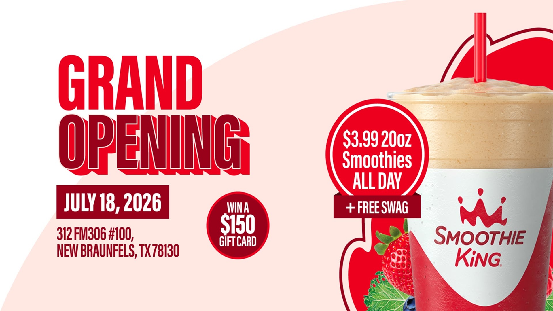 Smoothie King Grand Opening Celebration