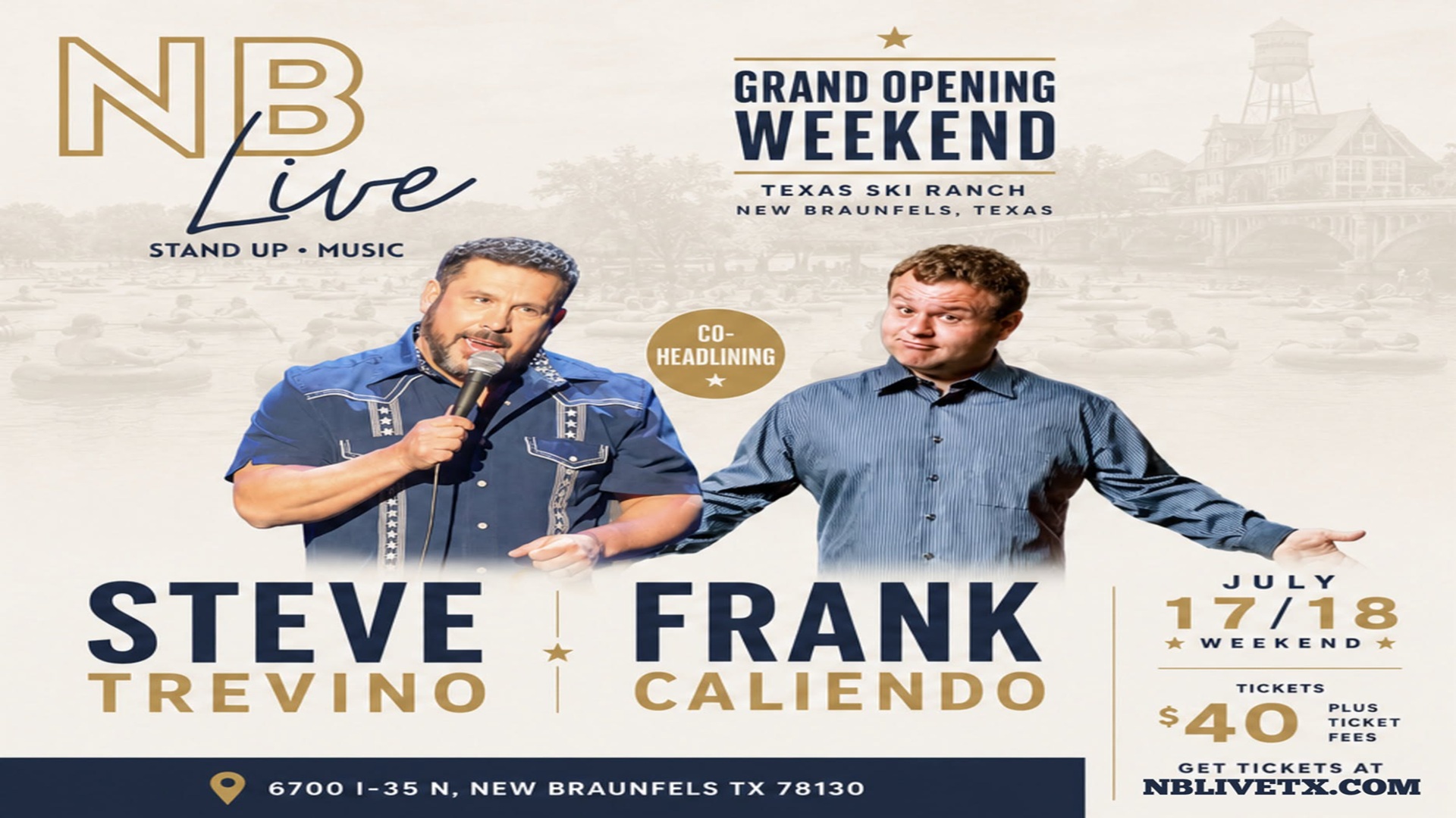 Steve Treviño & Frank Caliendo Grand Opening Weekend at NB Live